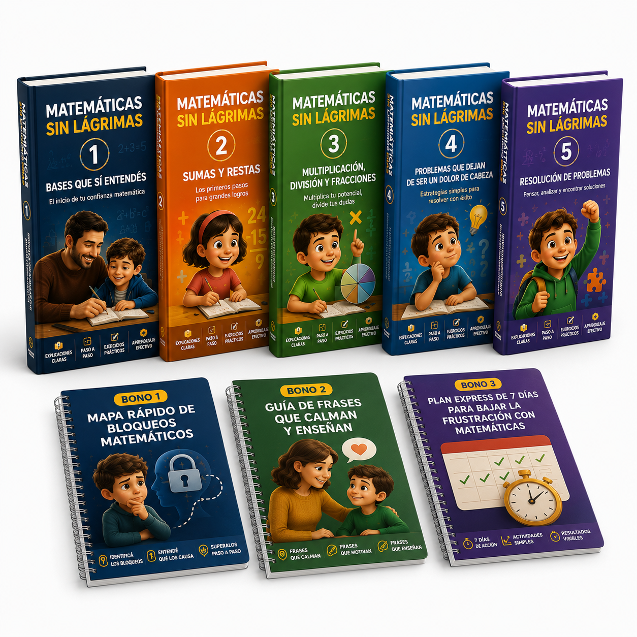 📘Colección Digital Matemáticas sin Lágrimas (plan base)