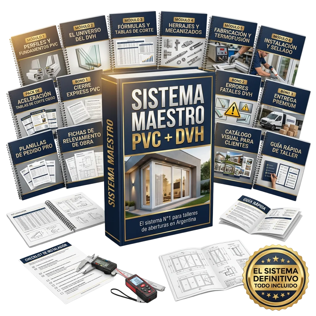 Sistema Maestro de PVC + DVH + Pack de Aceleracion
